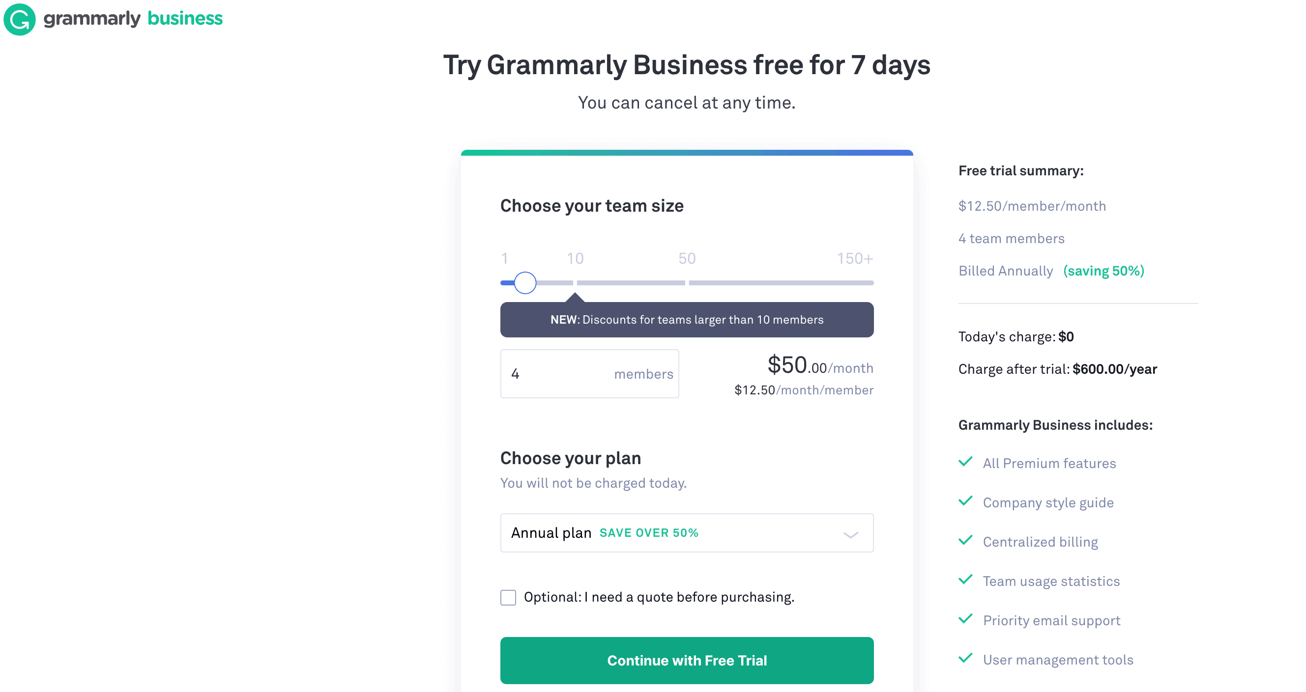 Grammarly Free Trial